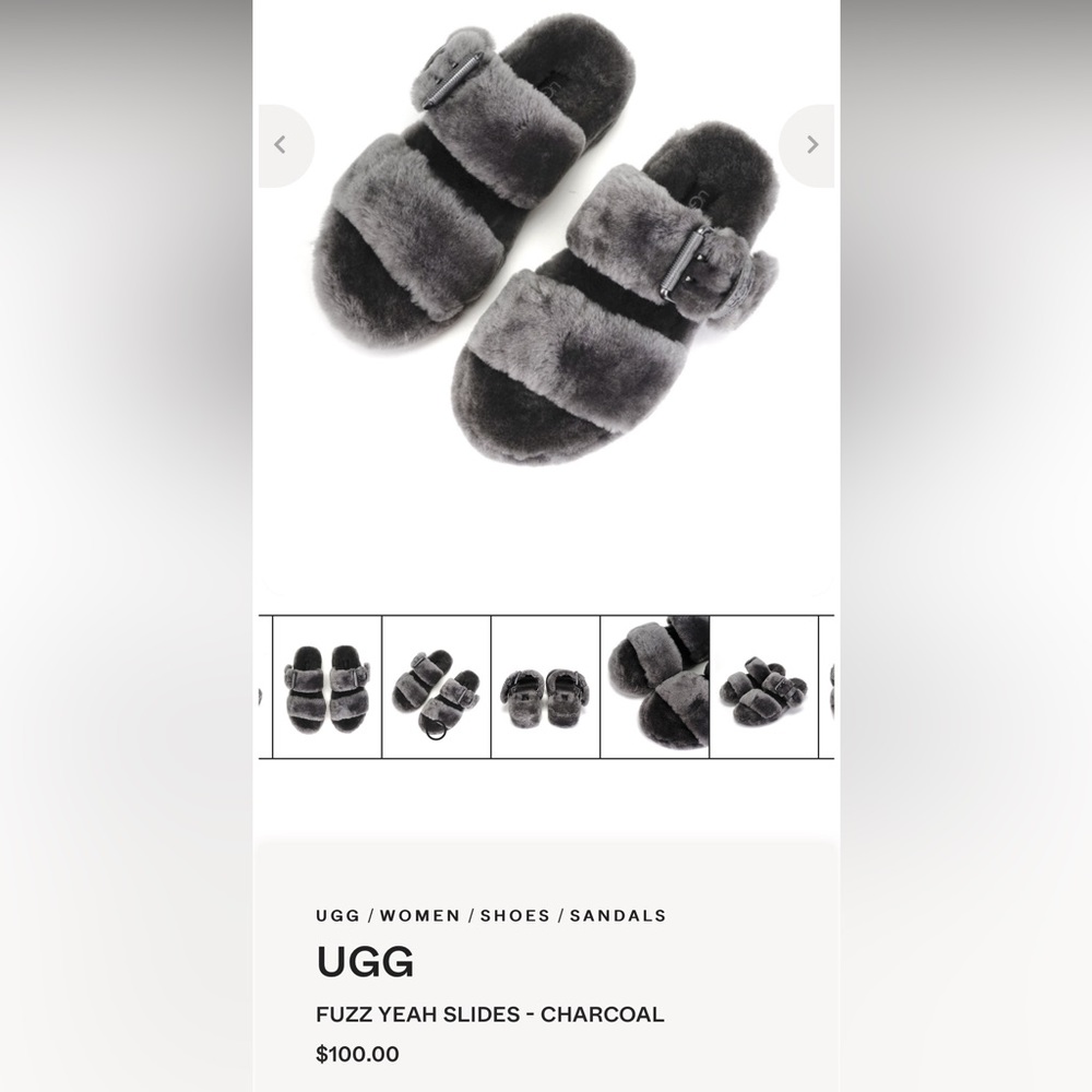 UGG Fuzz Yeah Slides - Picture 7 of 8